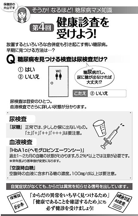 そうか!なるほど!糖尿病マメ知識