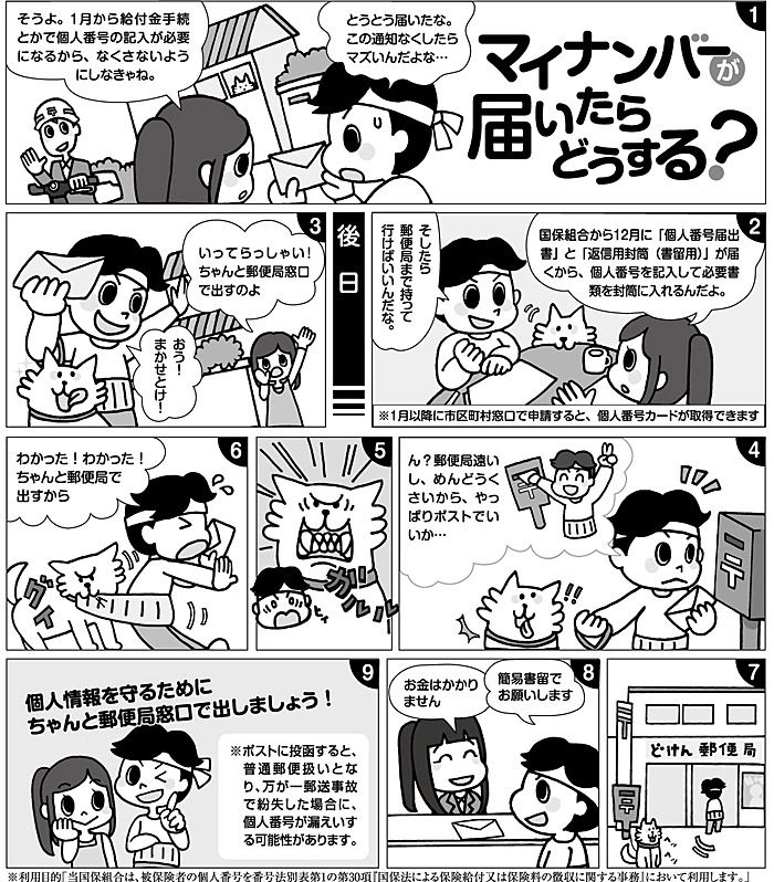 マイナンバーが届いたらどうなる?