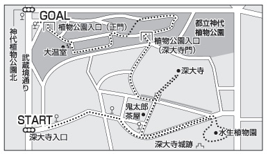 深大寺地図