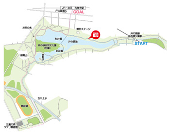 井の頭公園周辺地図